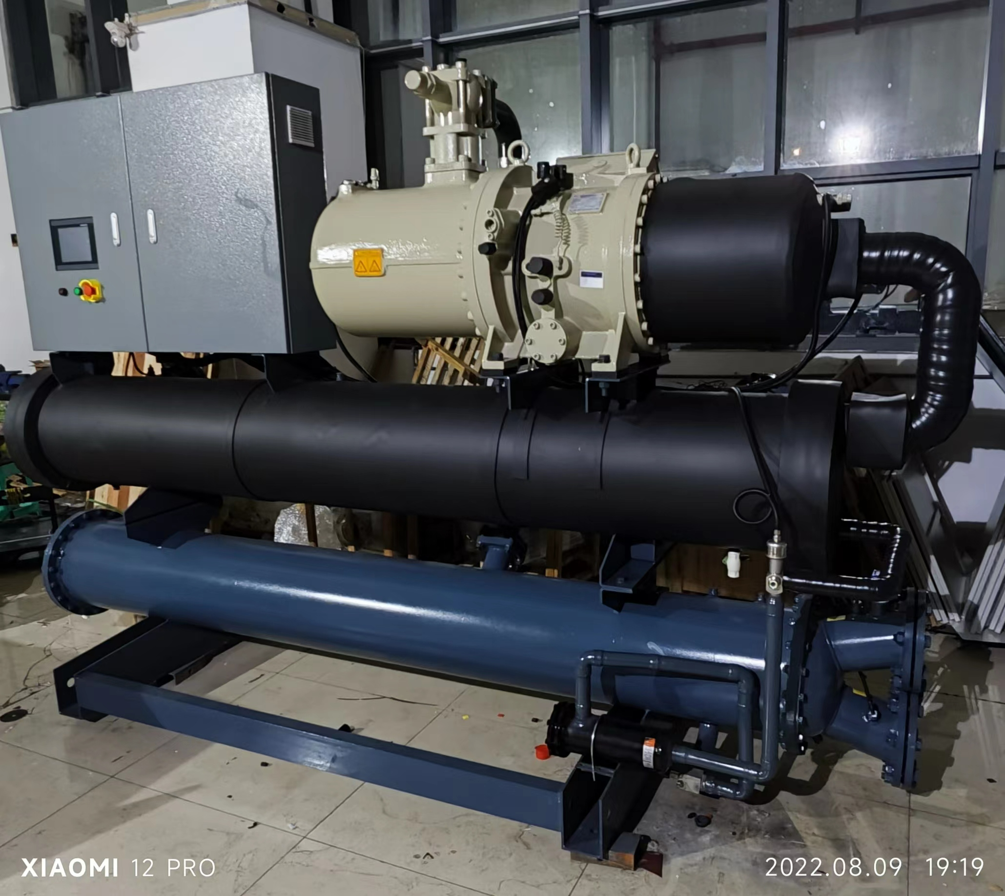 無(wú)為比亞迪電池?cái)嚢韫蘩鋮s-螺桿冷水機(jī)